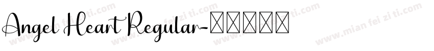 Angel Heart Regular字体转换